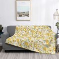 thumbnail image 2 of Fotbe Cute Sunflower Manta de Franela con Estampado, Manta Ultrasuave para Cama, Sofá, Auto, Hipoalergénica y Antibolitas-50"x40", 2 of 6