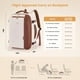 thumbnail image 5 of Mochila de viaje LOVEVOOK 40L para mujer con 3 cubos de embalaje, 5 of 8