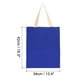 thumbnail image 2 of Lona Mano Bolsas, 1 Paquete Reutilizable Grande Creativo Algodón Compras Bolsa para Bricolaje Proyecto Arte Artesanía Decoración Comestibles, Azul Unique Bargains bolsas de supermercado reutilizables, 2 of 5