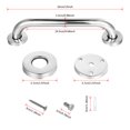 Bocaoying 2 Pack 13 inch Grab Bars for Bathtubs and Showers,Stainless
