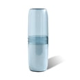 thumbnail image 2 of Estuche de cepillo de dientes Portátil Pasta de dientes Contenedor Polvo a prueba de polvo Plástico Diario Uso Diario Sencillo Holder Holder College Senderismo Tres tazas - Azul Speravity HA028212-04, 2 of 6
