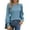 Deep Dark Blue, variant on Zeagoo Womens Elegant Knitted Shirts Lightweight Round Neck Blouse Tops Long Puff Sleeve Pullover Sweater