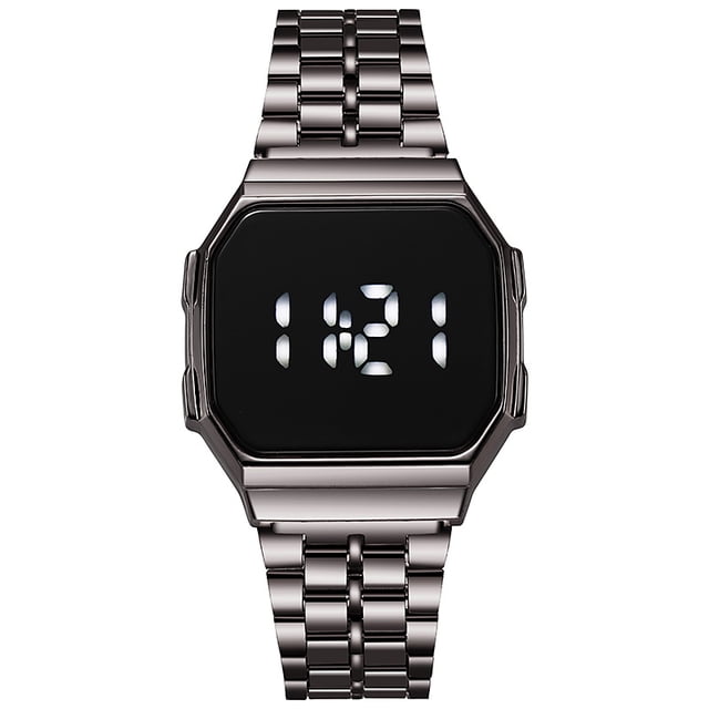 Reloj electrónico digital retroactivo de pantalla táctil Casio Tanto hombres como mujeres son relojes de estilo de accesorios para niñas y niñas Gao Jiahui unisex