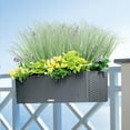 thumbnail image 6 of Zukuco 16PCS Fake Light Green Grass Decor Artificial Grass Plants Outdoor Artificial Tall Shrubs Wheat Grass Greenery Stems Faux UV Resistant Grass Artificial Plant for Outdoor Indoor Home Decor, 6 of 7