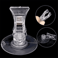 thumbnail image 3 of Qtmnekly 10Pcs Suction Cup Clips Transparent Sucker Clamp Bathroom Window Glass Suction Cup with Clip for Advertising Display plastic Transparent, 3 of 8