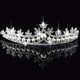 thumbnail image 1 of Diadema con corona dulce, corona nupcial de princesa, Tiara para el pelo con perlas y cristales de diamantes de imitación, 1 of 2