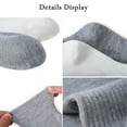 thumbnail image 4 of Honeysea 6/12 Pairs Quarter Socks for Women Men - Casual Crew Socks Arch Support Breathable Socks Quarter Socks Unisex, 4 of 7