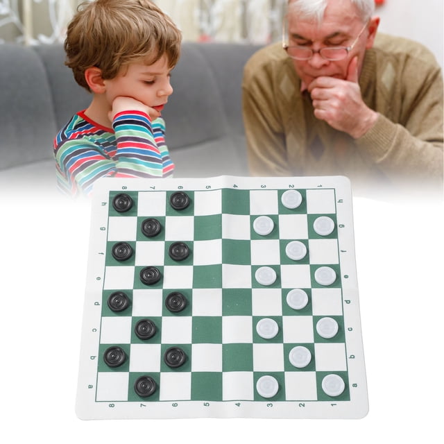 Damas Educativas Portátiles Juego De Mesa Para La Reunión Familiar