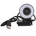 thumbnail image 1 of FRCOLOR Web Camera Black Web Camera with Noise Reduction Microphone for Computer 1080P HD Adjustable,2.95"X2.36"X0.91", 1 of 4
