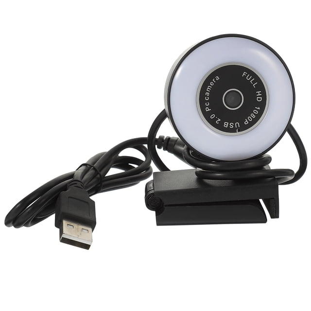 FRCOLOR Web Camera Black Web Camera with Noise Reduction Microphone for Computer 1080P HD Adjustable,2.95"X2.36"X0.91"