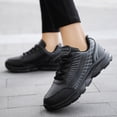 thumbnail image 4 of AUDeals Women's Orthopedic Walking Shoes, Slip On Sneakers with Arch Support for Swollen Feet and Daily Pain Relief (Black, 6.5), 4 of 6