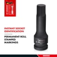 thumbnail image 5 of Teng Tools 12MM 1/2 Inch Drive Metric Hex Chrome Molybdenum Impact Socket | Mechanic Tool | Hand Tool - 921512-C, 5 of 7