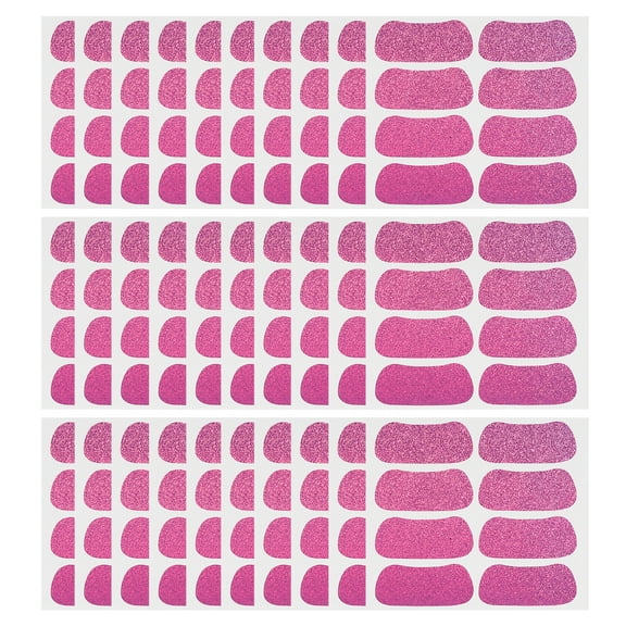 Uxcell 120 Pairs Sports Eye Black Stickers, Under Eye Black Strips Football Face Stickers Breathable Eyeblack Sticker for Baseball Fans on Game Day, Glitters Pink
