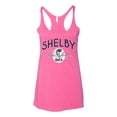 thumbnail image 2 of Wild Bobby Ford Shelby Retro Cobra Logo Women Tri-Blend Racerback Tank Top, 2 of 6