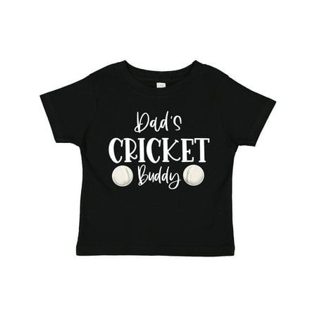 

Inktastic Dad s Cricket Buddy Gift Toddler Boy or Toddler Girl T-Shirt