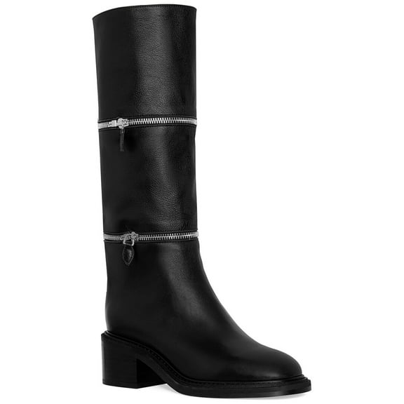 Rebecca Minkoff Convert Tall Leather Boot, 7, Black