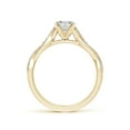 thumbnail image 2 of ANGARA Natural Diamond Twist Shank Engagement Ring in 14K Yellow Gold for Women (Size-5.9mm| Color-I-J| Clarity-I1-I2) | April Birthstone, Anniversary, Jewelry Gift for Women | Natural Diamond Ring, 2 of 10