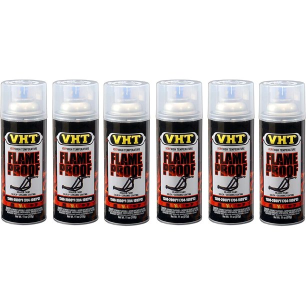 DupliColor Satin EXHAUST Clear Coat High Temp VHT SP115 sp 115 (6