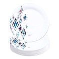 thumbnail image 1 of 24 Pz Plato Desechable De Cartón Decorativo Premium Diamantes 9 pulgadas, 1 of 5