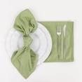 thumbnail image 3 of Balsa Circle 5 Sage Green Premium 20x20 in Scuba Polyester Dinner Table Cloth Napkins Party Events Decorations Supplies, 3 of 8