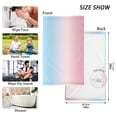 thumbnail image 6 of Yayeee 100% Cotton Hand Towels for Bathroom 16" x 28" Soft Absorbent Kitchen Towel, Light Pink Gradient, 6 of 7