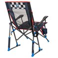 thumbnail image 4 of GCI Outdoor RoadTrip Rocker Foldable Rocking Camp Chair, Nascar Blue, 4 of 9