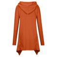 thumbnail image 5 of Women's Fashion Autumn And Winter Mid Length Long Sleeve Solid Color Halloween Print Straight Hoodie, 5 of 5