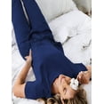 thumbnail image 2 of Ekouaer Cotton Pajamas Sets Short Sleeve T-Shirt Top and Long Pants Pj Sets Soft Pjs Sleepwear Loungewear for Women, 2 of 6