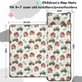 thumbnail image 5 of Tractor and Houses White Pattern Teens Toddler Nap Mat with Pillow, Sleeping Mat Bag for Preschool Daycare 59"x22", 5 of 6