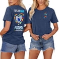 thumbnail image 3 of CHENge Autism Awareness Shirt Women Autism Acceptance Wear Blue ASD ADHD Tshirt Inspirational Teacher Inclusion Gift Tee Top, 3 of 6