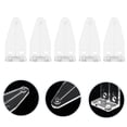 thumbnail image 4 of 10pcs Hold Down Brackets Blinds Bottom Rail Holder Clips Clear Plastic Blinds Brackets, 4 of 8