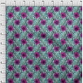 thumbnail image 4 of oneOone Tissu Polyester Lycra Rose Fuchsia Matériel de Robe Tropical Tissu Imprimé Tissu au Mètre 56 Pouces de Large, 4 of 5