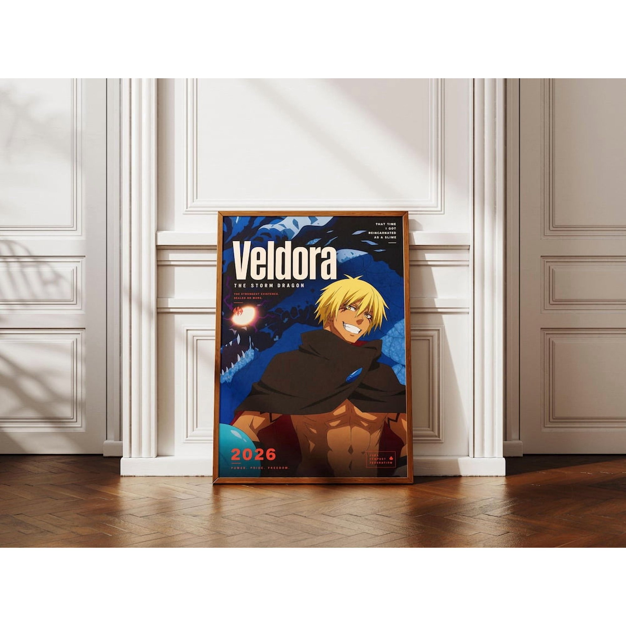 Veldora That Time I Got Reincarnated As A Slime Poster Unframed Size 24''x36'' GooGate