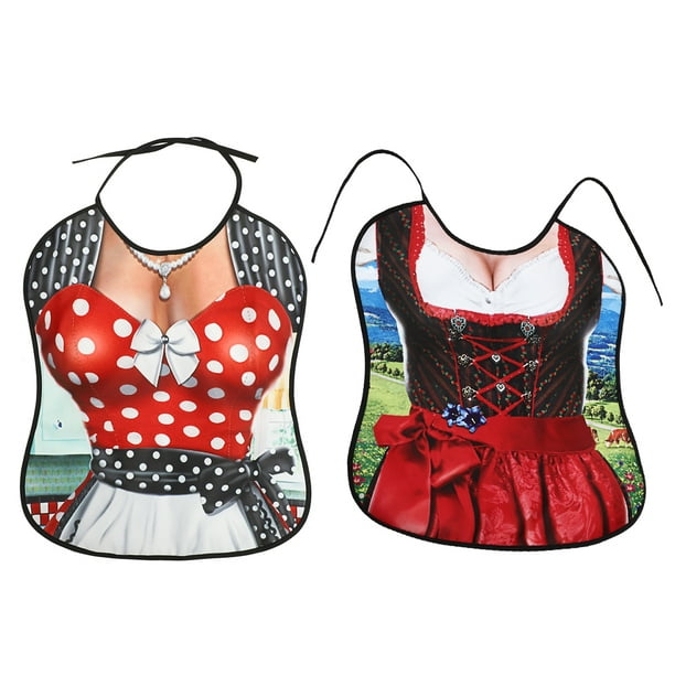 KAKOWELY baberos resistentes al desgaste para adultos, impermeables, reutilizables, para personas mayores.