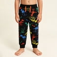 thumbnail image 2 of NOEGOEU Toddler Boys Sweatpants Cotton Pants for Kids Athletic Joggers with Drawstring Pockets (Black,4-5Years), 2 of 7