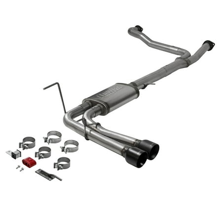 Flowmaster 718105 FlowFX Cat-Back Exhaust System - Stainless - Dual Same Side Exit