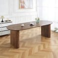 thumbnail image 1 of LHYY Extendable Dining Table TOP,150/190/230x90x75cm,walnut MDF, 1 of 12