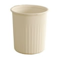 thumbnail image 2 of Kitchen Trash Can, Step-On Garbage Can with Lid, Tall Kitchen & Bathroom Trash Can, Small Office Waste Bin, Beige - Xuniizn, 2 of 8