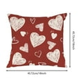 thumbnail image 2 of Housse de Coussin en Forme de Cœur pour Canapé et Lit de Ferme, 2 of 7