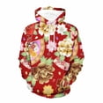 thumbnail image 3 of Nueva sudadera con capucha con estampado de flores en 3D, sudadera con gráfico floral a la moda, jerséis de manga larga estilo Harajuku, ropa urbana para mujer, 3 of 4