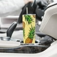 thumbnail image 5 of Pineapple Gifts for Women Men - Pineapple Tumbler Pineapple Cup with Lid and Straw - 20 Oz Stainless Steel Insulated Water Bottle - Travel Coffe Mug Birthday Chistmas Gift, 5 of 6