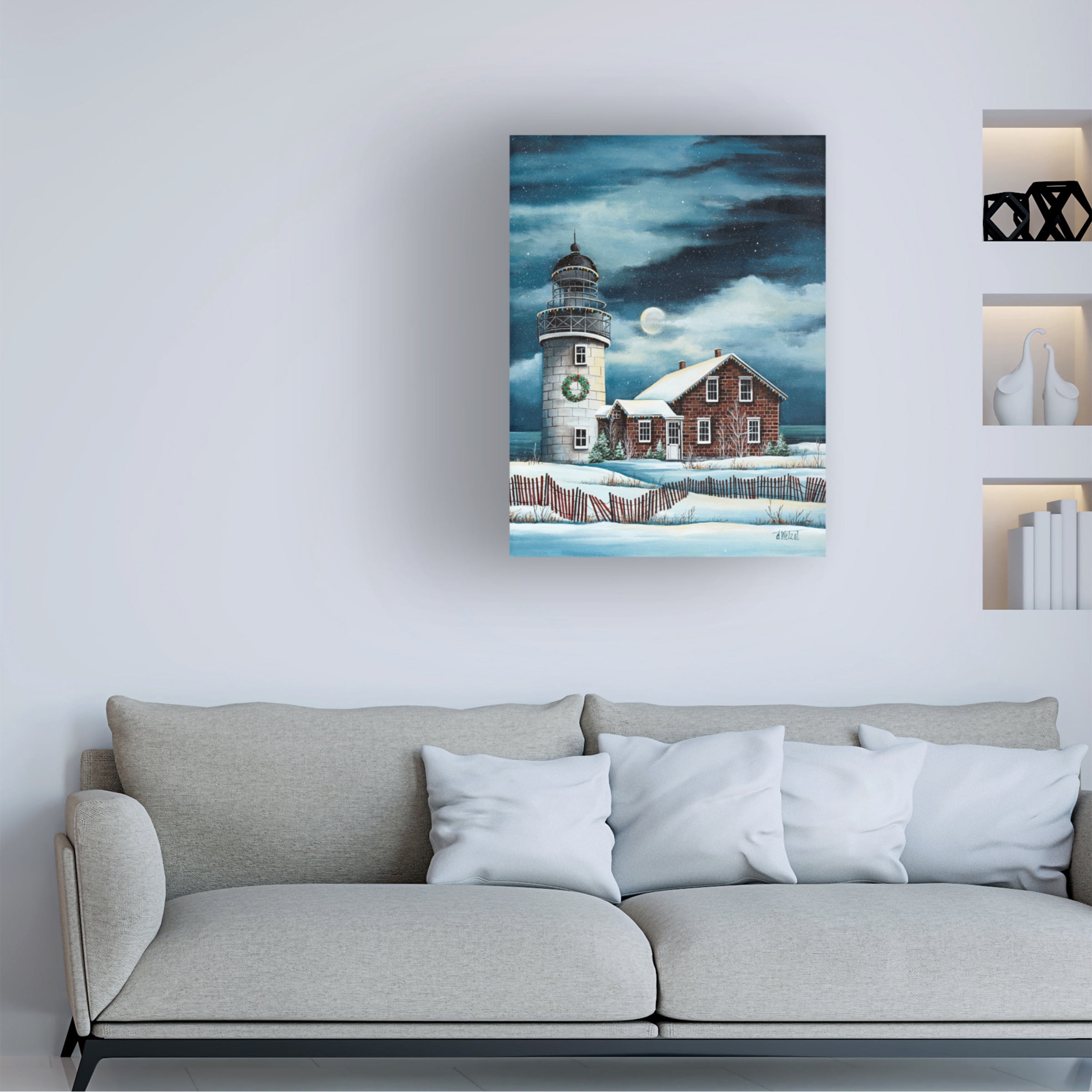Debbi Wetzel 'Holiday Light' Canvas Art