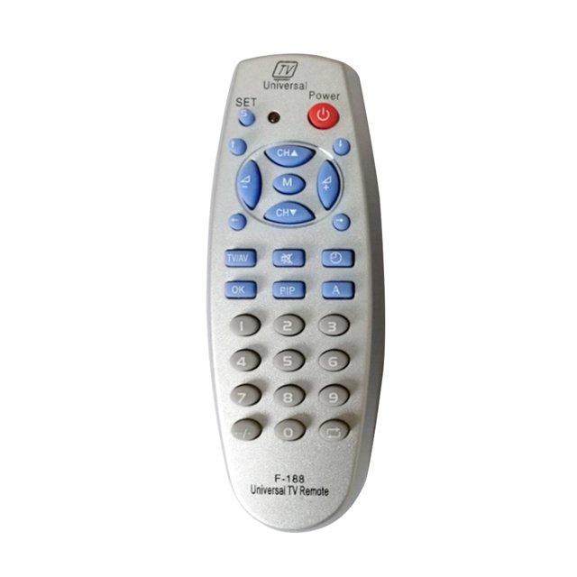 Control remoto de TV Accesorio de reemplazo de control de televisión inteligente inglés universal, plateado Inevent EL000681-02B