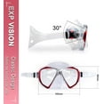 thumbnail image 3 of EXP VISION Panoramic HD Scuba Swim Mask Red Scuba Diving And Snorkeling Anti-Fog lens Sport Goggles, 3 of 8