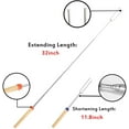 thumbnail image 4 of Amerteer 8 Pack Roasting Sticks,Marshmallow Sticks Kit Extending Roaster 32 Inch Telescoping Stainless Steel. Smores Skewers & Hot Dog Forks Kids Camping Campfire Fire Pit Accessories, 4 of 7