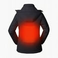 thumbnail image 5 of Heated Jackets for Women Fast Warm Up Usb Charging Outdoor Windproof Warm Mountain Climbing Coat Outer Layer Long Sleeve Zip Up Puffer Jacket Winter Outdoor Womans Jacket, 5 of 5