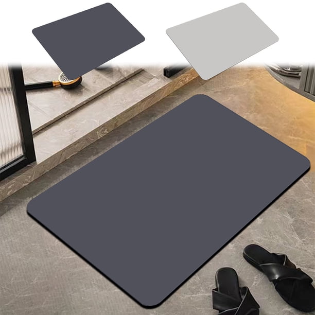 XWSHYW Alfombras de Baño Alfombra de Verano para El Hogar, Alfombra para Puerta de Entrada, Súper Absorbente, de Secado Rápido, con Respaldo de Goma, Antideslizante, Lavable, Súper Suave, para Bañera