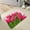 E1_Red 15.75x23.62in, variant on WUXIAB Beach Style Bath Rug,Non Slip Bath Mat,Beachy Bathroom Decor,Bedroom Decorative Rug,Beach Bathroom Rugs,Soft Absorbent Non-Slip Mat,Microfiber Door Mat for Bathroom Kitchen Entryway Decor