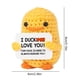 thumbnail image 2 of Pato inspirador crochet lindo tejido de punto hecho a mano (m), 2 of 5