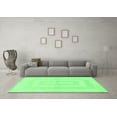 thumbnail image 3 of Ahgly Company Indoor Square Solid Emerald Green Modern Area Rugs, 7' Square, 3 of 4